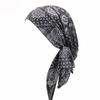 Bohemia Wind Cotton Hat Bandana Casual Chemotherapy Hat Sleep Caps Beanies Headwrap  Women National