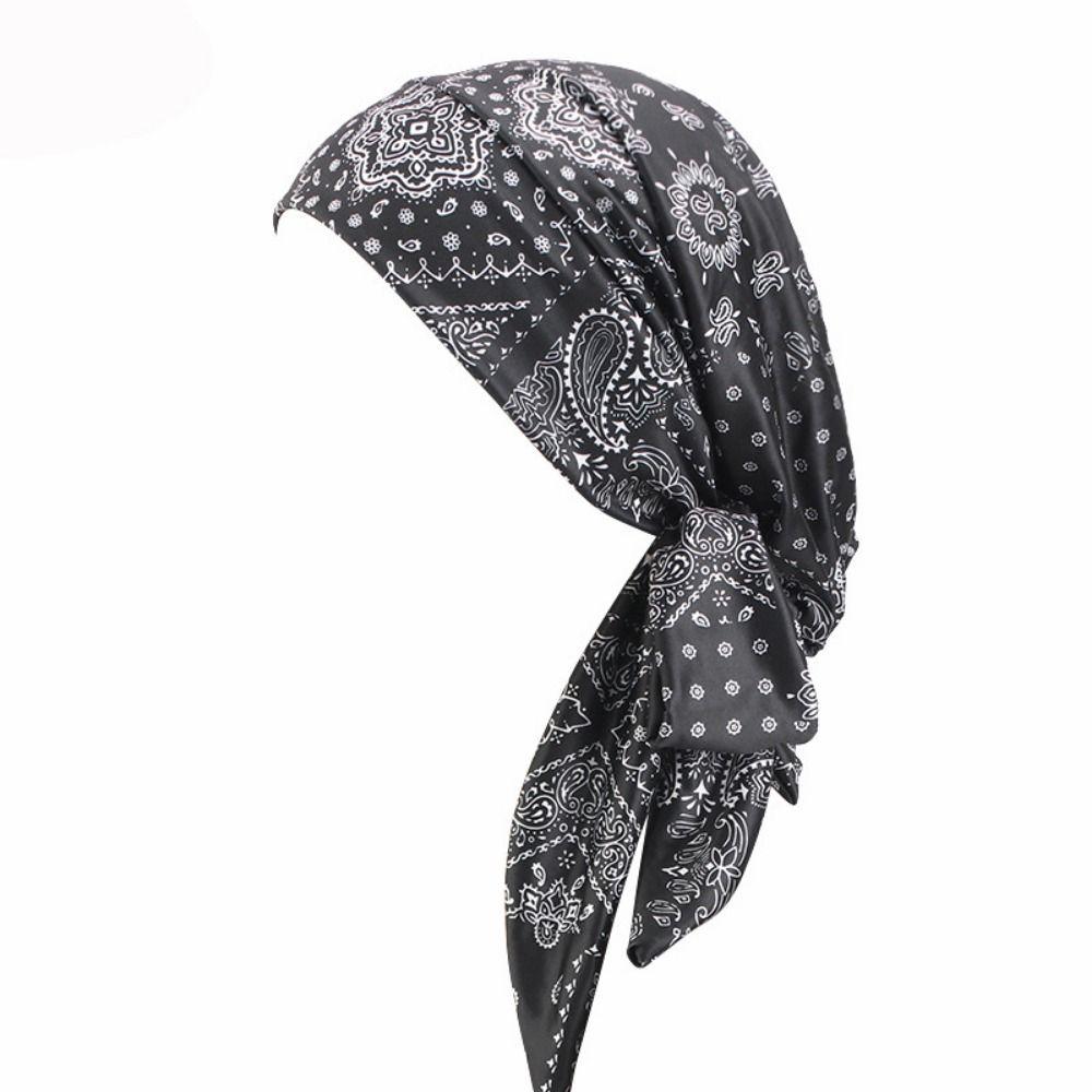 Bohemia Wind Cotton Hat Bandana Casual Chemotherapy Hat Sleep Caps Beanies Headwrap  Women National