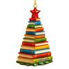 Christmas Book Tree Ornament ACRYLIC, Book Gift, Book Lover Gift, Book Ornament, Book Gift, Book Lover Gift, Librarian Gift