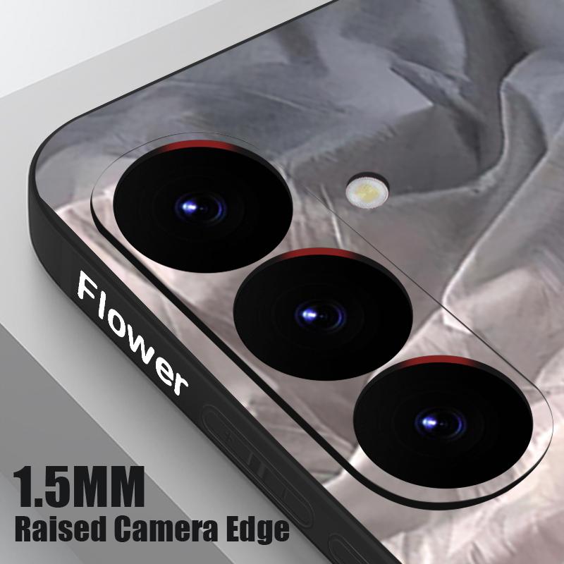 Housse Peinture à l'Huile Fleurs Roses Pour Samsung Galaxy S24 S25 FE S25 S23 S22 Ultra A17 A56 A16 A55 A25 A15 A36 A54 5G Cordon Housse Souple