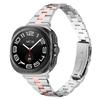 For Samsung Galaxy Watch Ultra (2025) 47mm/Watch Ultra 47mm Watch Band 3-Bead Stainless Steel Strap