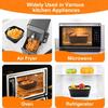 Non-Stick Air Fryer Silicone Liner Tray Reusable Baking Mat for Most Air Fryers Ovens Microwaves Baking Airfryer Accessories
