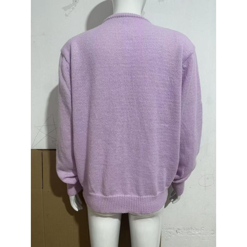 Women's Cardigans Button Open Classic Knit Jumpers Casual Solid Color Winter Warm Fall Knitwear Fashion Y2K Streetwear