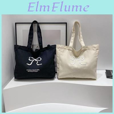 Nylon Canvas Large Capacity Tote Bag With Zipper Closure For Daily Use