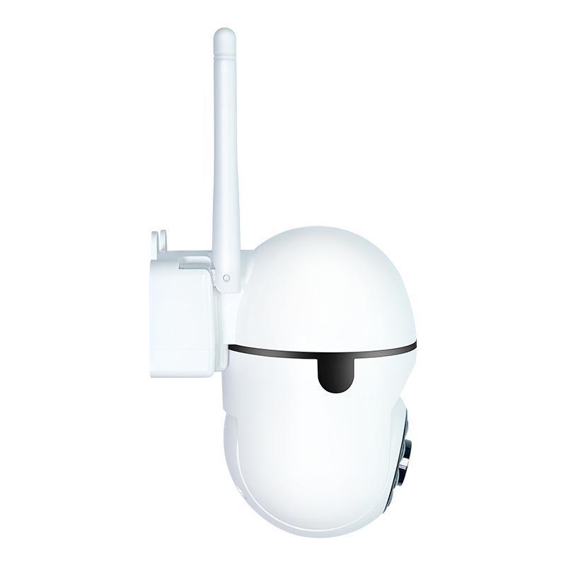 1 pz Fotocamera WiFi da Parete 1080P HD Visione Notturna Hotspot 2.4G Rotazione a 360° Monitor Antifurto Sorveglianza Sicurezza Fotocamera Intelligente per Telefono