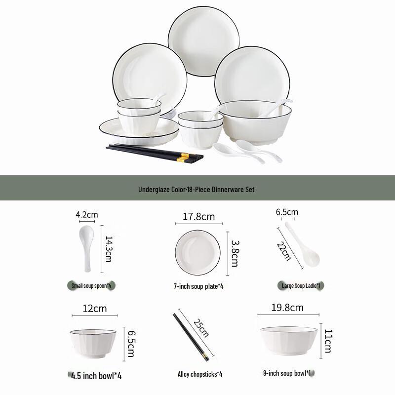 Keramik-Geschirr-Set