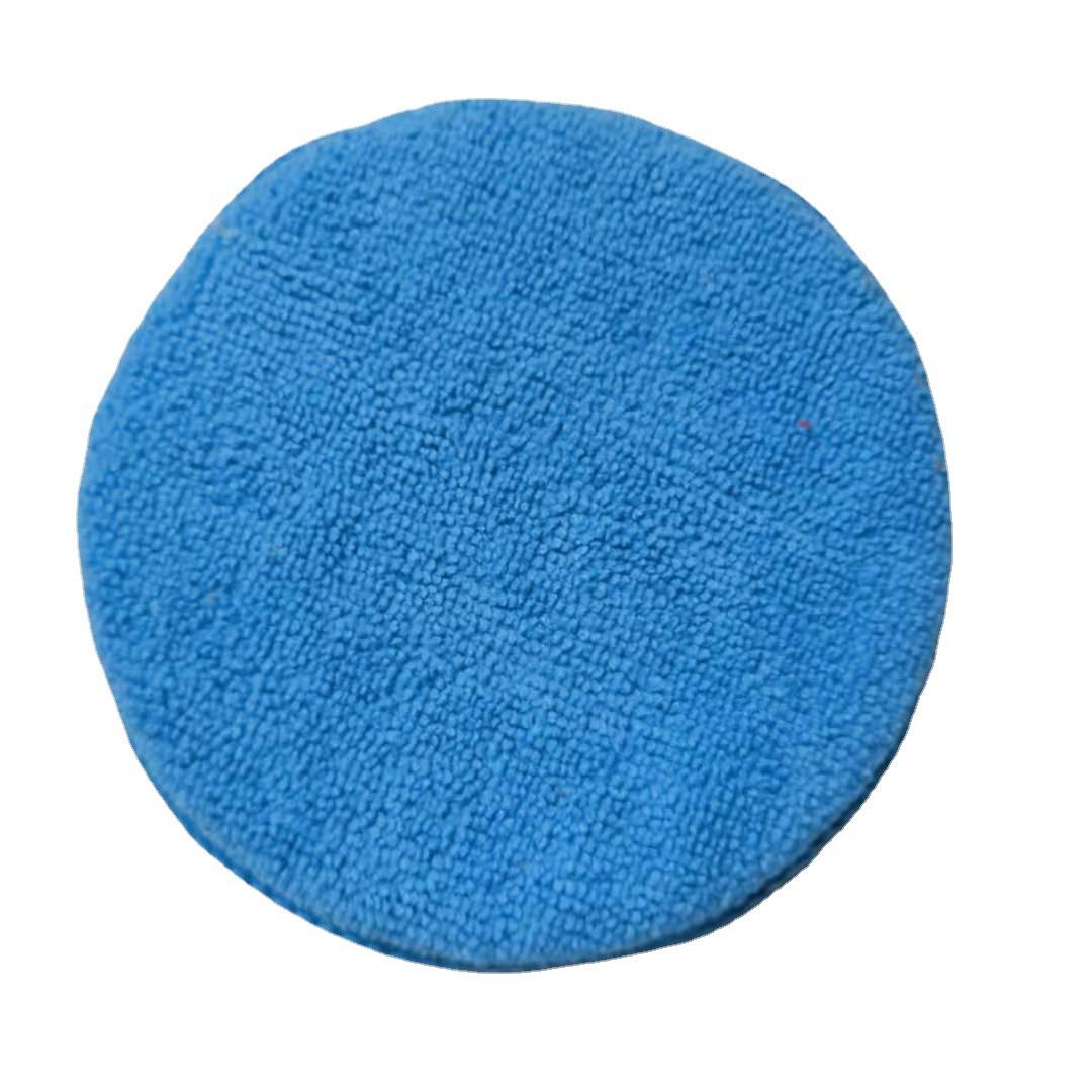 Лучшая 5-дюймовая круглая губка для нанесения автомобильного воска - Идеально подходит для воска, полироли или мойки