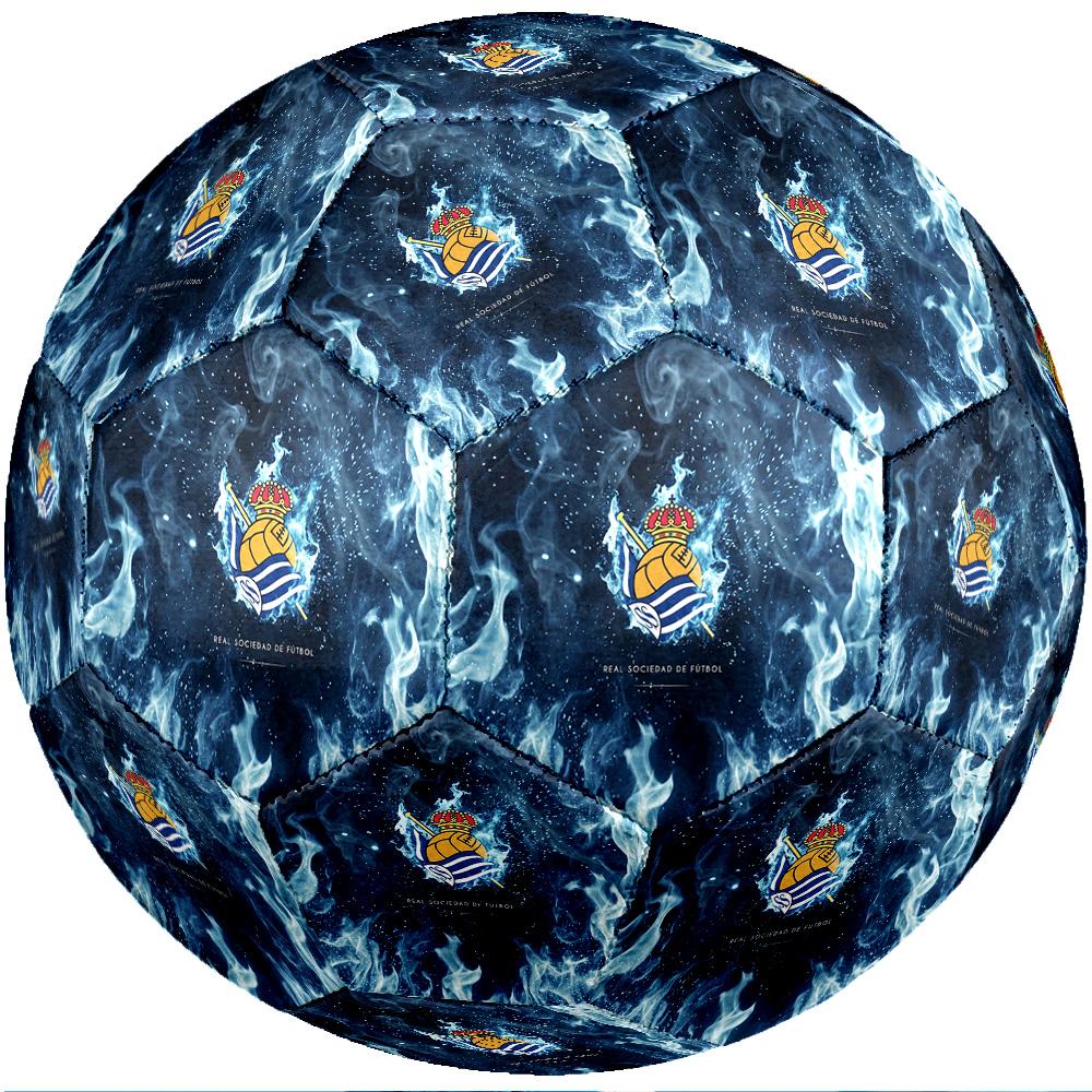 Real Sociedad FC Size 5 Standard Football Durable Training Match Soccer Ball for Adult Outdoor Sports