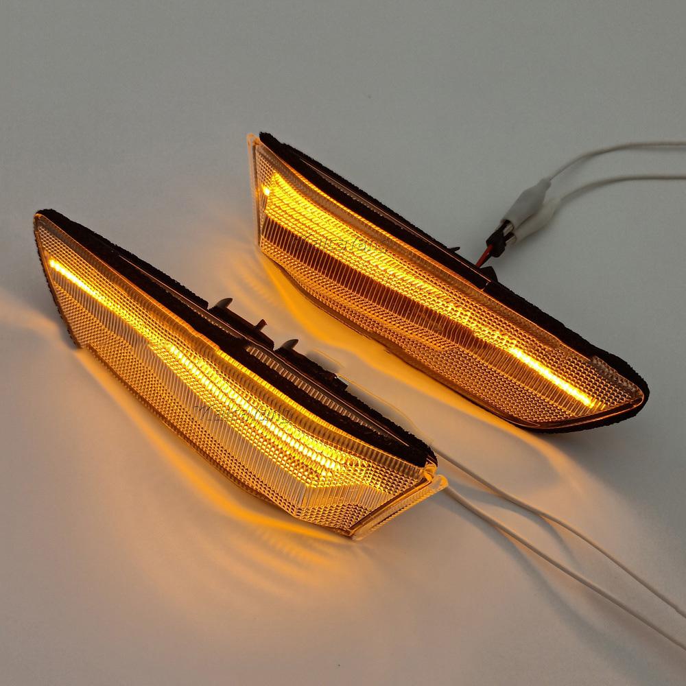 Sequential Dynamic LED Front Bumper Side Marker SignaL For Infiniti G35 Coupe