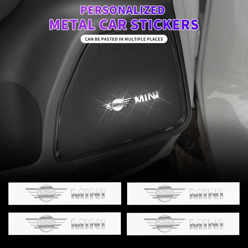 3D Metal Car Decorative Sticker Badge Decal Interior Accessories For wsx6 Cooper JCW WORKS R55 R56 F55 F56 R57 R58 R59 R60 6wsx