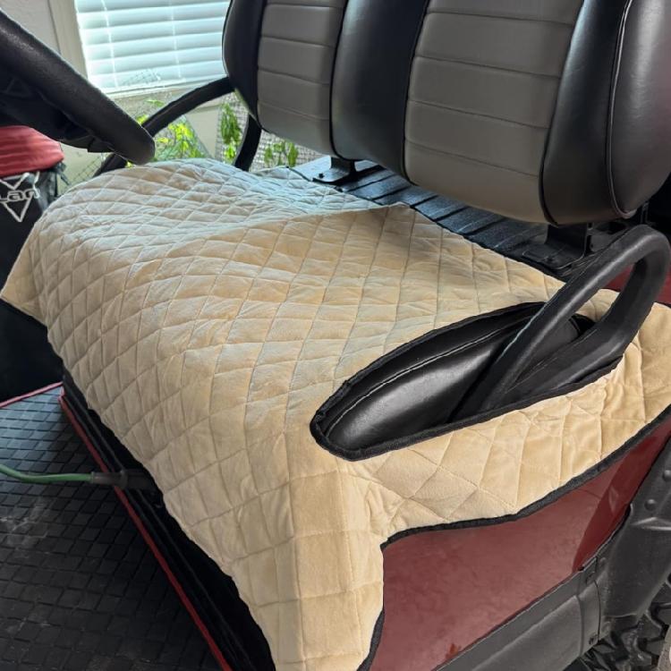 Universal Golf Cart Seat Blanket Soft Fabric Breathable Golf Cart Seat Blanket Covers Easy To Clean for Golf Enthusiasts