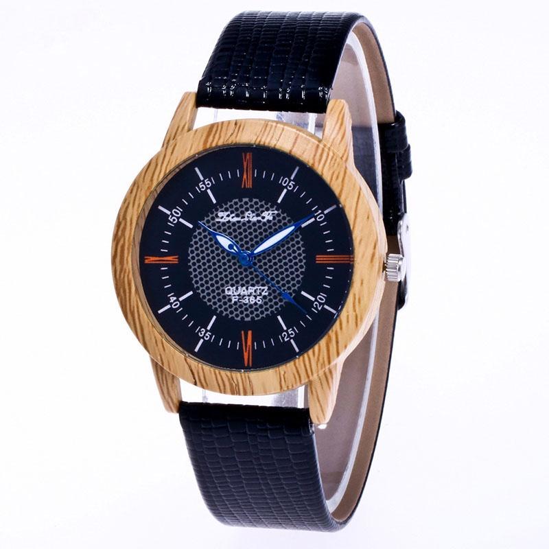 Versatile Nature Wooden Watch Minimalist Bamboo Clock Perfect Gift For Friends And Family