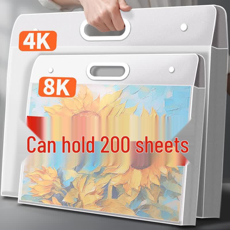 Xin Shi Da Portable Transparent Art & Document Storage Folder