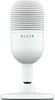 Razer Seiren V3 Mini White Condenser Microphone - Ultra-Compact Design, Tap-Activated Mute Sensor, Gaming Microphone, USB Microphone, Streaming