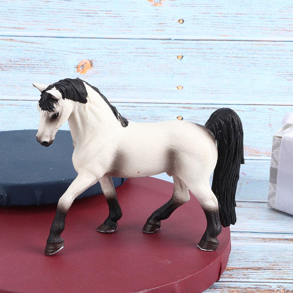 Simulation White Horse Model Animal Statue Children Kid Play Educational Toys Gift