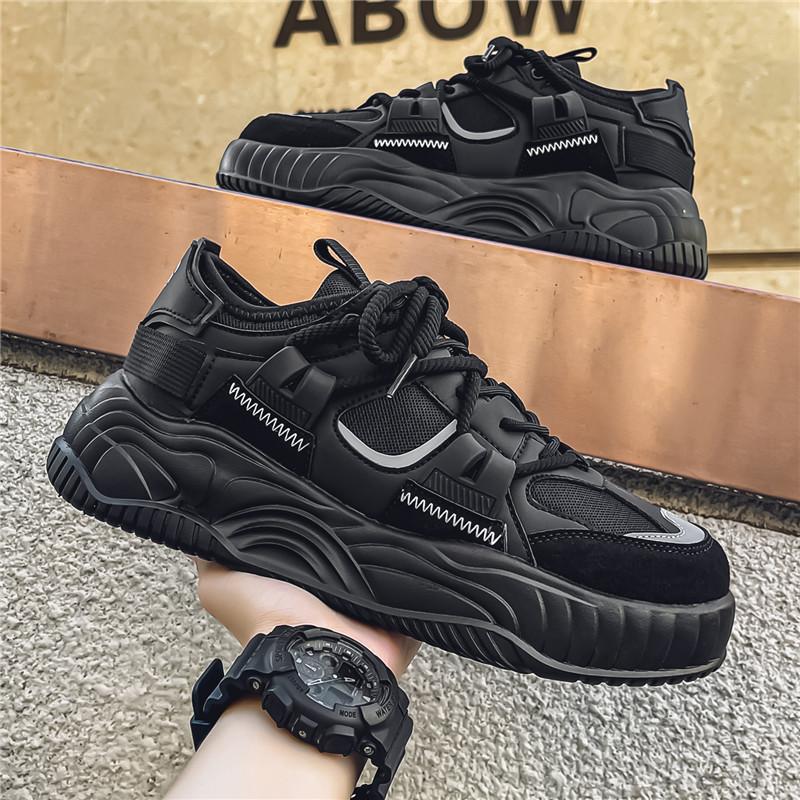 

Мужские повседневные модные кроссовки для скейтбординга на четыре сезона, удобные для студентов, трендовые кроссовки для мальчиков с мягкой подошвой, дышащая обувь 39