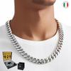Silver Chain Men' Chain SILVER 925 5mm Armored + FREE