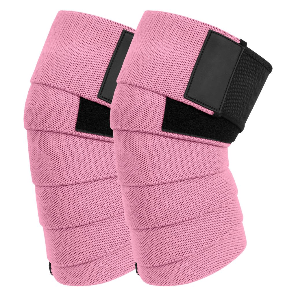 Knee Wraps for Squatting Knee Strap Bands for Crossfit Training Powerlifting Knee Support Deadlift Wraps Weightlifting