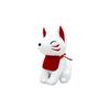 Plush Toy White Fox M N0194 Sitting Cute
