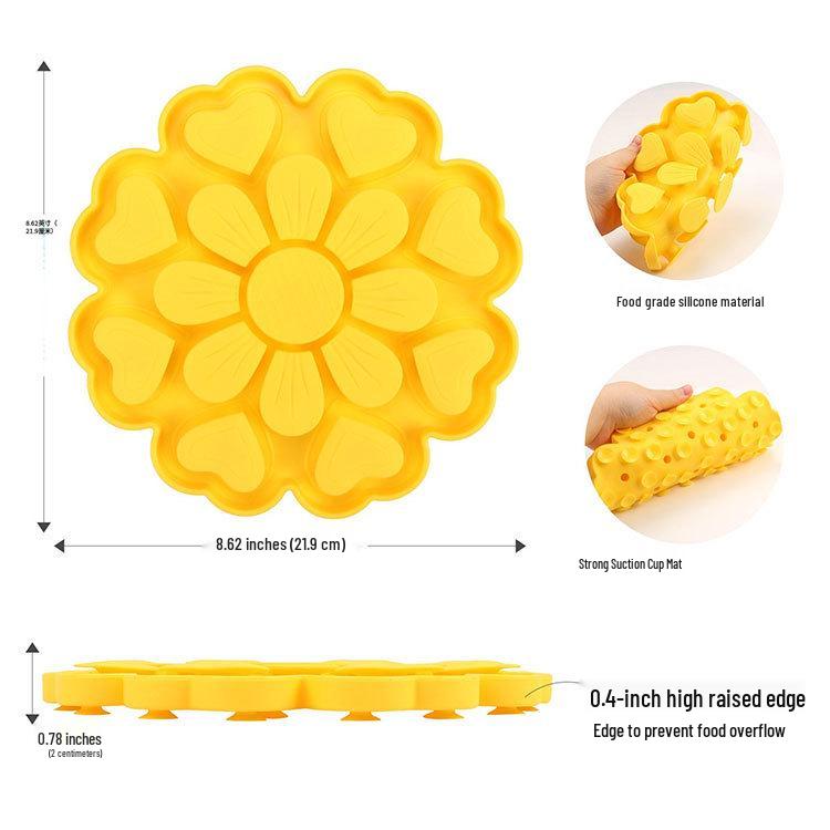 Silicone Pet Licking Mat with Suction - Anti-Choke, Anti-Slip Slow Feeder for Cats & Dogs