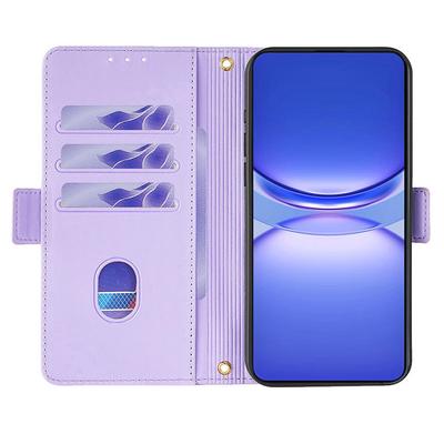 For Honor Magic6 Pro 5G Crossbody Case RFID Blocking Card Holder PU Leather Flip Phone Cover