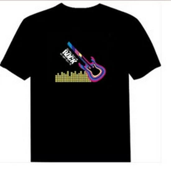 

Voice-Activated LED Luminous T-Shirt - Party & Festival Wear Triple Extra Large