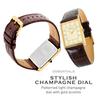 Seiko Orologio da Uomo Elegante SWR064 Acciaio Inossidabile Quarzo Cinturino in Pelle Marrone Taglia 10