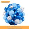 Neues Jahr Matt Glitzer Metallisch Latex Ballon Set für Dekorative Foto Atmosphäre