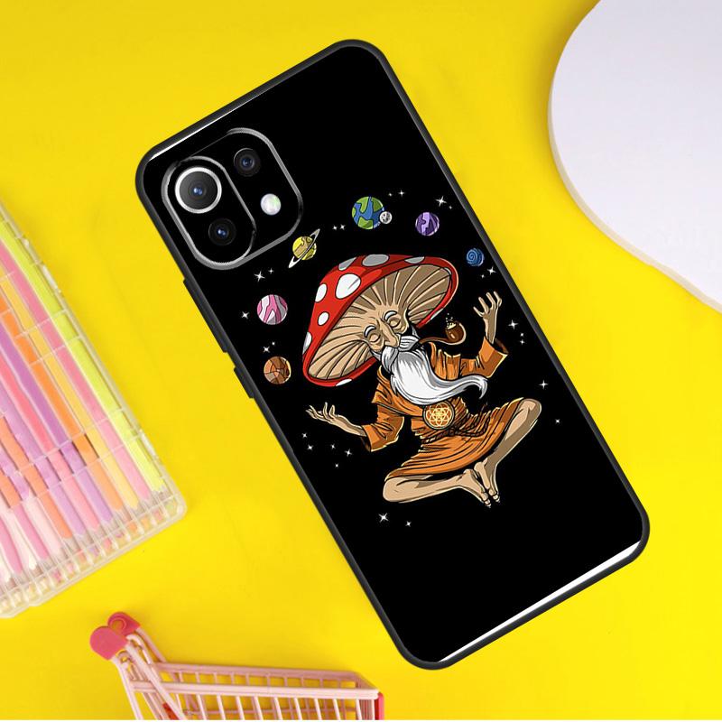 Hippie Mushroom Frog shrooms Cover For Xiaomi 13 14 Ultra 11T 12T 13T 14T Pro POCO X7 Pro X3 X5 F3 F5 F6 M6 X6 Pro Case