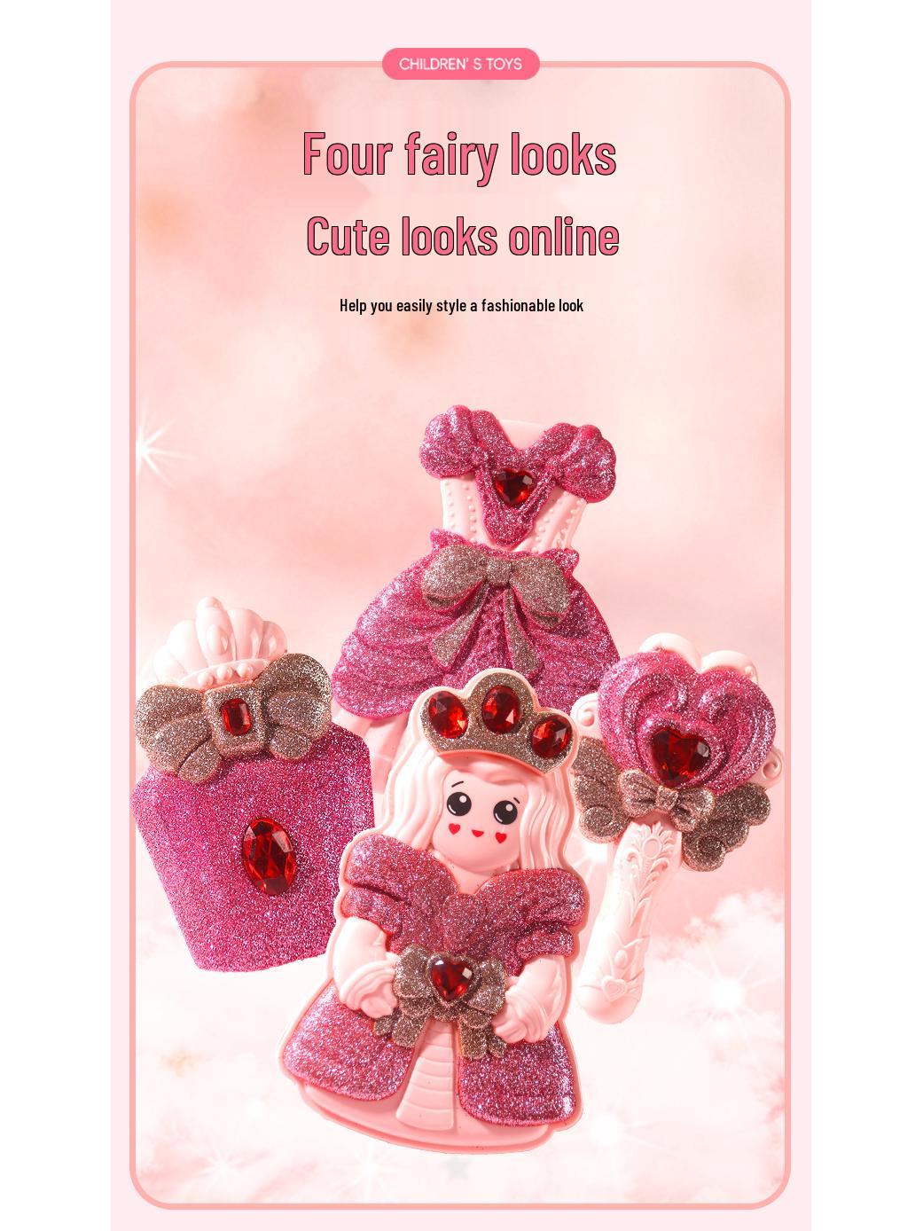 

Новый детский набор для макияжа принцессы, моющийся, в коробке-игрушке, подарок на день рождения Perfume Makeup Box