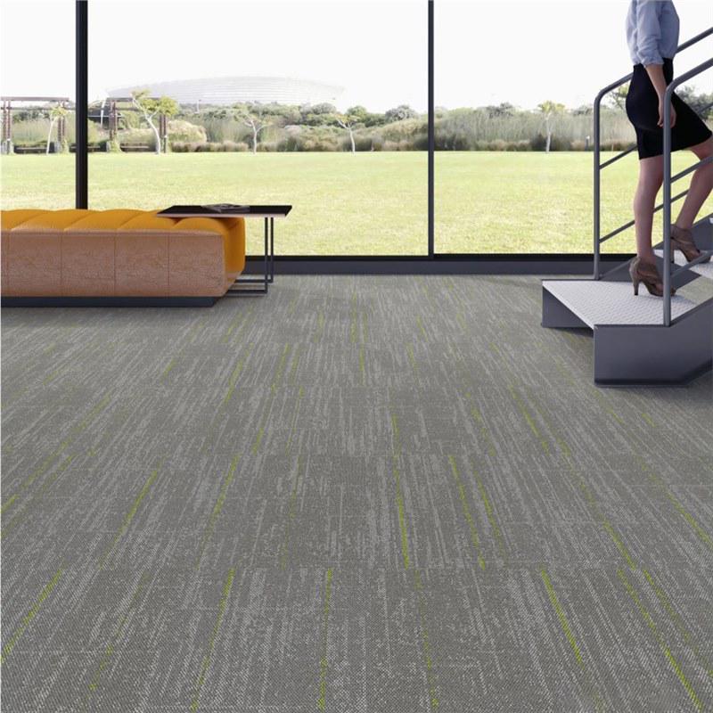 Thickened Commercial Office Carpet Tiles for Large Area Flooring