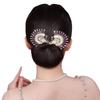 New Peacock Display Peacock Hair Curler Angel Wings Durable Twist Hairpin Elegant Hair Bun Maker Women Girl