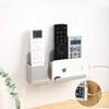 Wall Mounted Remote Control and Mobile Phone Storage Box Air Conditioner Stand Holder Rack Multi-functional Organization