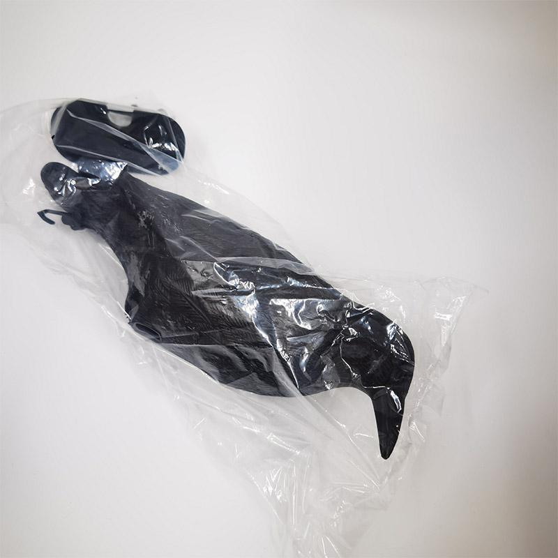Decoration Simulation Plastic  Black Crow Raven Bird Repellent Pest Control Pigeon Repellent Garden Decoration Outdoor