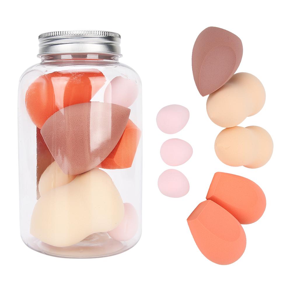 8pcs Makeup Sponge Wet Dry Dual Use Makeup Soft Powder Puff Makeup Tool
