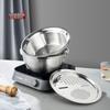 Saint Bede 3-Piece Stainless Steel Grating & Mixing Bowl Set