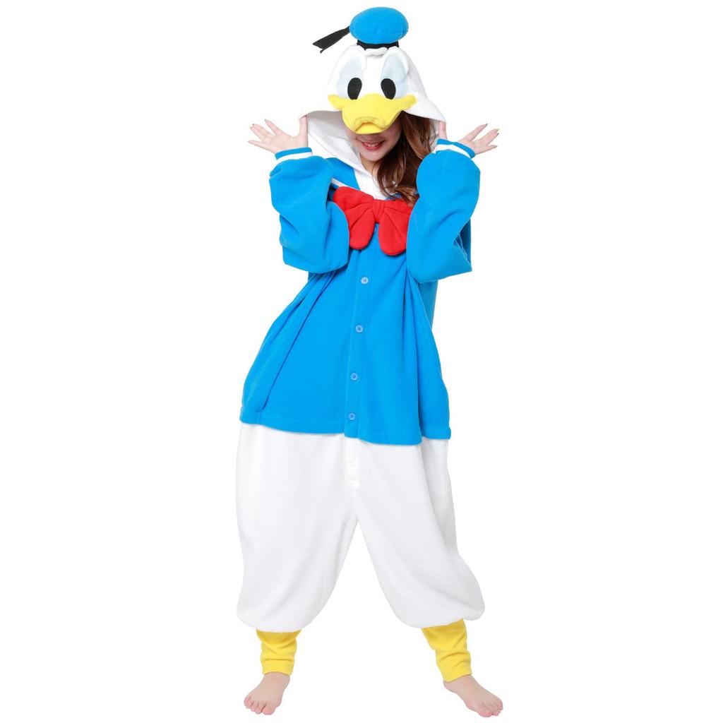 SAZAC Character Fleece Kigurumi One Size Fits All Disney Donald Duck