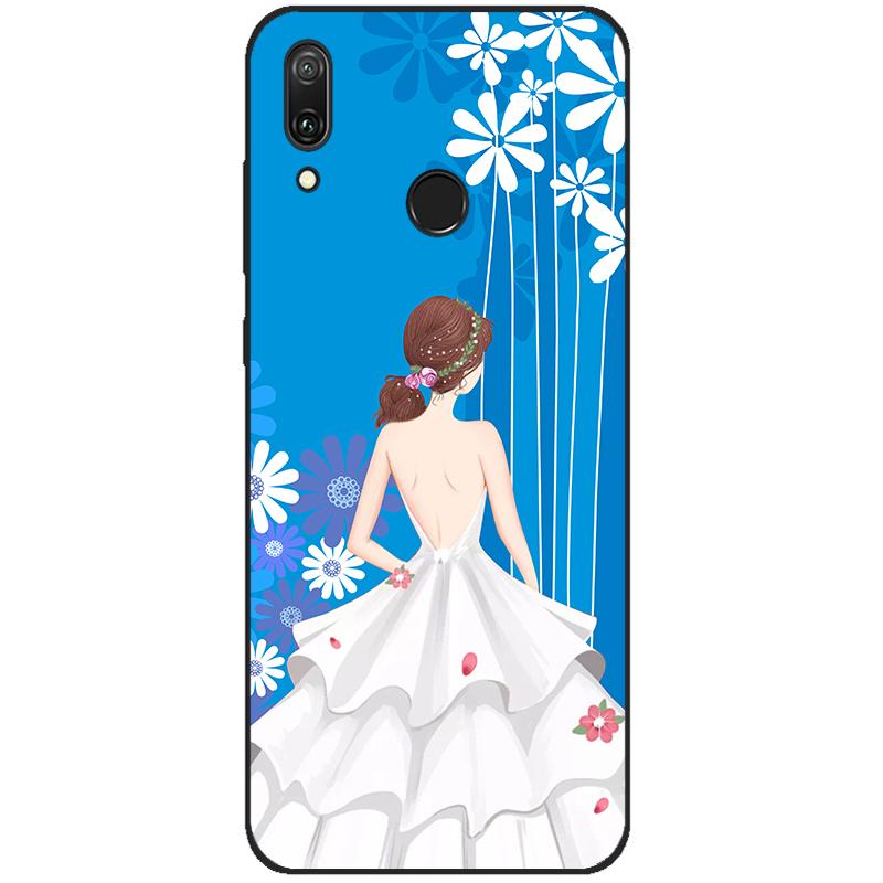 For Huawei Y7 2019 Case Y 7 2019 Silicone TPU Back Cover Protective Phone Case For Huawei Y7 Y7 Prime 2019 Bumper Fundas Coque