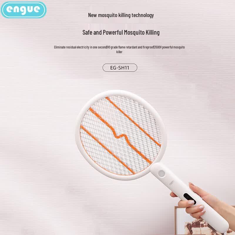 ENGUE Elektrische Mückenklatsche mit LED-Licht