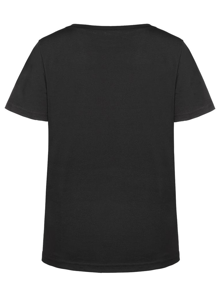 T-shirt Décontracté Grande Taille, T-shirt à Manches Courtes et Col Rond avec Imprimé Chat Mignon et Patte pour Femmes, T-shirt Unisexe à Extensibilité Moyenne