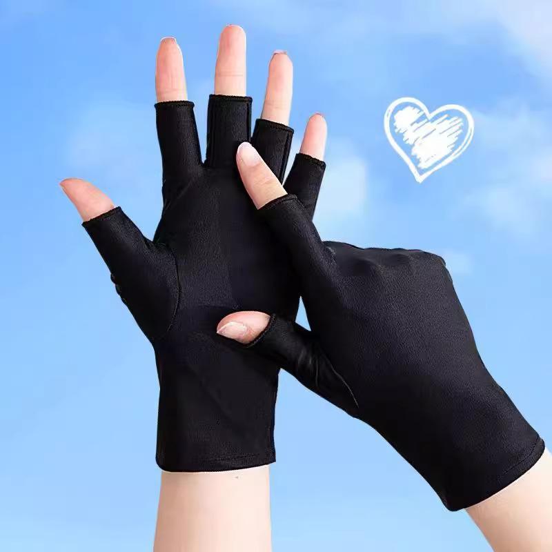 

Ice Silk UV Protection Gloves for Women: Breathable, Thin, Anti-Ultraviolet Cycling Gloves for Spring and Summer