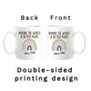 Custom Faces Coffee Mug Photo Text Ceramic Cups Creative Cup Cute Mugs Personalized Gifts for Her Women Mother Nordic Tea Cups
