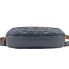 Gebrauchte COACH Bauchtasche Signature Denim F58550 Gürtel Denim/Leder Marineblau Marineblau Kameratasche