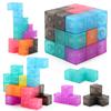 6Cm Magnetic Rubik'S Cube Third-Order Puzzle Diy Tetris Building Block Rubik'S Cube Toy Tutorial