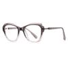 Luxury Brand Designer Cat Eye Anti Blue Light Glasses Women Retro Big Frame TR90 Eyeglasses Optical Spectacle Frames