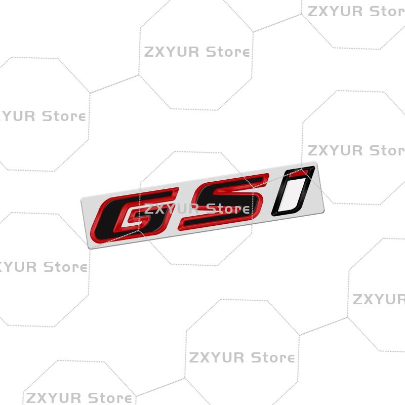 Metal GSI Emblem Car Sticker Letter Badge Decal Body Rear Trunk Decor For Opel Vauxhall Corsa Astra Insignia Meriva Adam Rocks