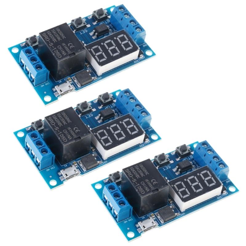 Multifunctional Timers Relays Board DC6-30V Digital Cycle Controller Industrial Automation Device
