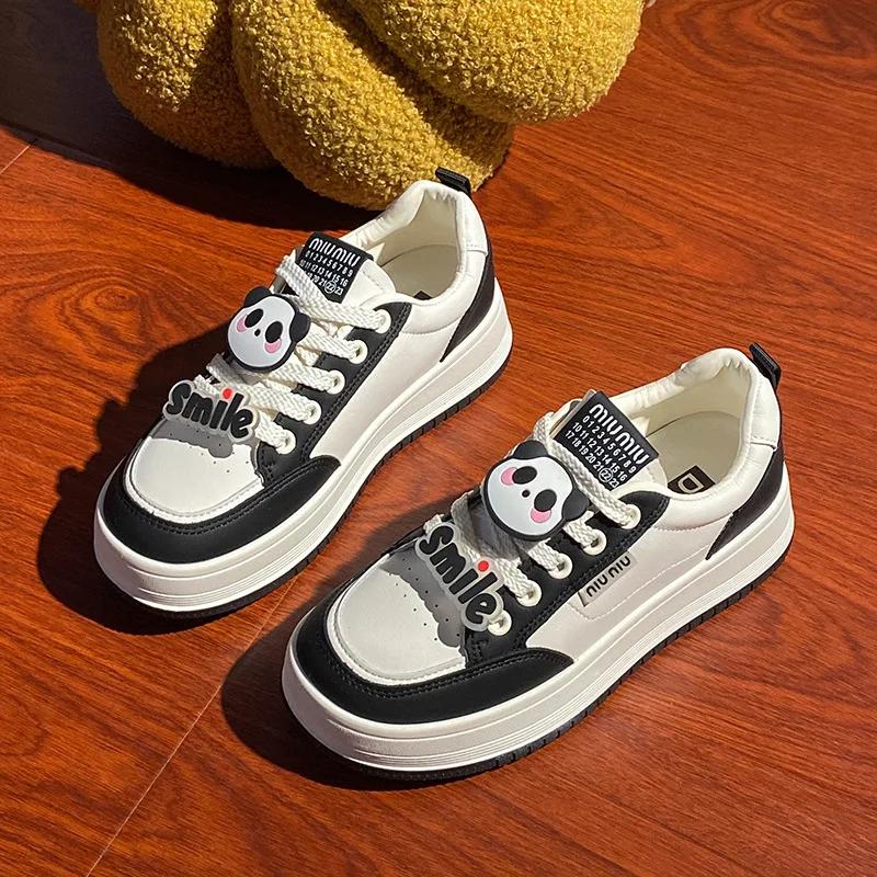 

Модные новые повседневные кроссовки из кожи на платформе для женщин, дизайнерские женские кроссовки с мягкой подошвой, модные повседневные кроссовки для спорта на открытом воздухе Zapatos Mujer 35