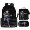 UK Virtual Band Gorillaz Kids' Cartoon Backpack - Dual Use Shoulder/Crossbody Bag