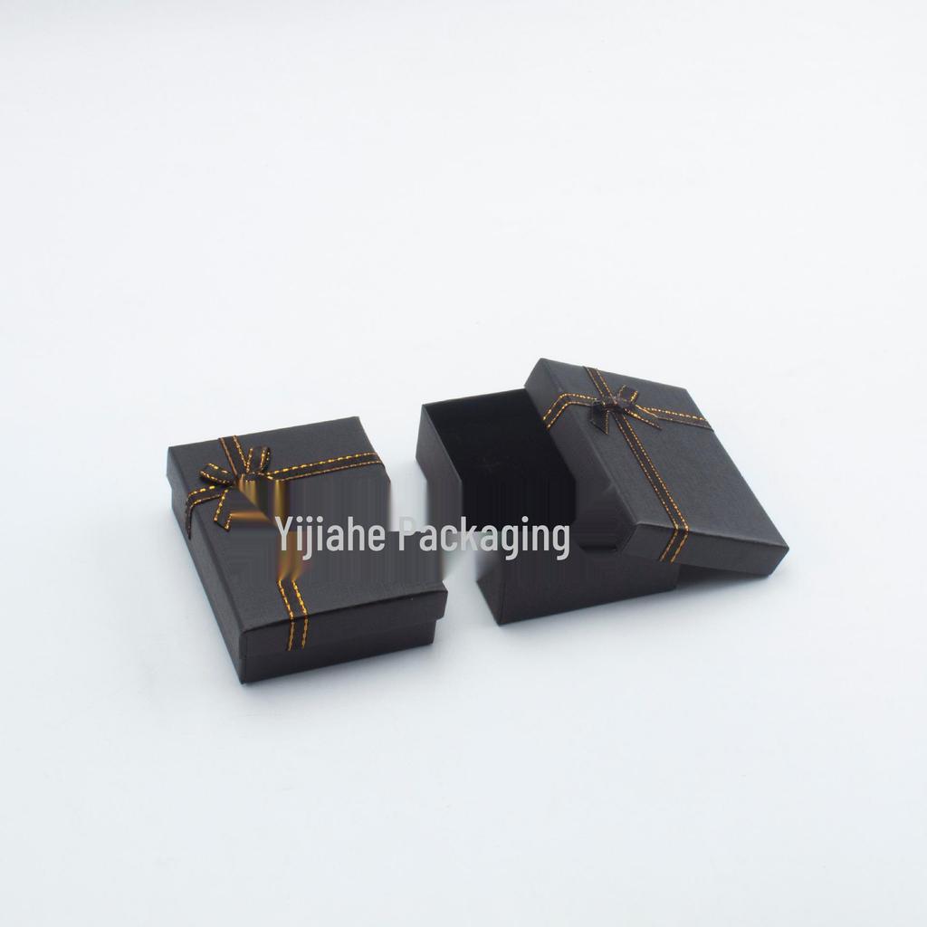 Candy Color Ribbon Bow Necklace Gift Box - High-End Pearlescent Cloud Design